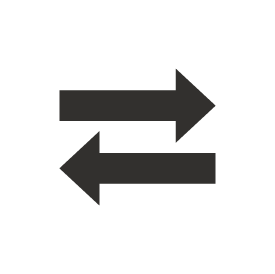 Icon politique de retour